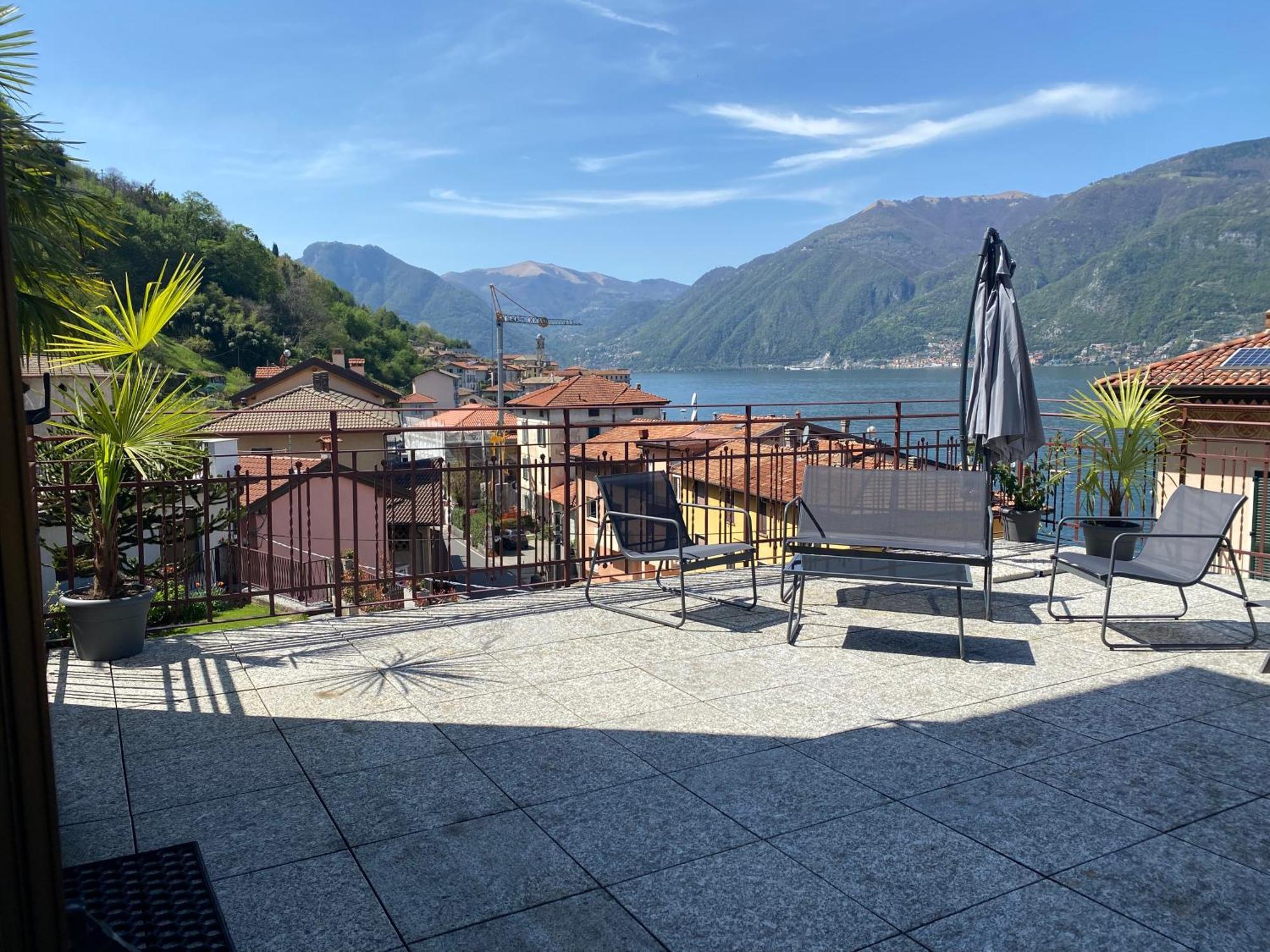 Tiziana Lake Como View Terraces Apartman Lezzeno Kültér fotó